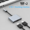 2 In 1 MST Triple Screen Dock Dual Hdmi 4K 30Hz Single Hdmi 4K 60Hz  Dock For Dell HP